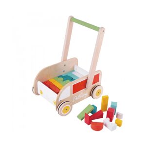 Classic World Delivery Truck Baby Walker with Blocks