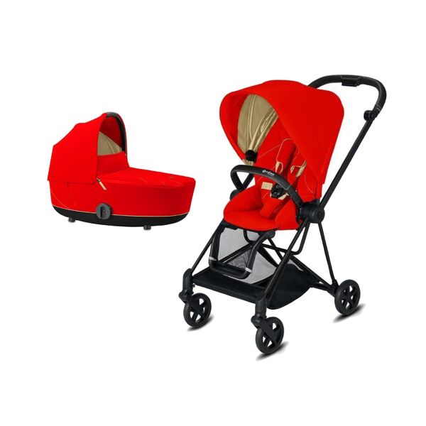 Cybex Mios 2in1 Pram System with Black Chassis-Autumn Gold (New