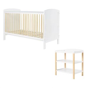 Ickle Bubba Coleby Classic 2 Piece Furniture Room Set-Scandi Whi