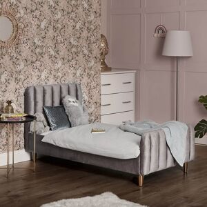Obaby Gatsby Velvet Single Bed-Grey (New 2022)