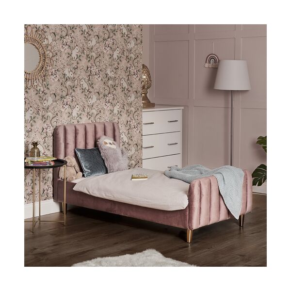 Obaby Gatsby Velvet Single Bed-Pink (New 2022)