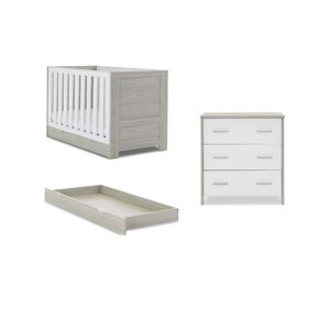 Obaby Nika 2 Piece Room Set & Underdrawer-Grey Wash & White