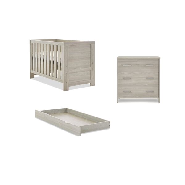 Obaby Nika 2 Piece Room Set & Underdrawer-Grey Wash