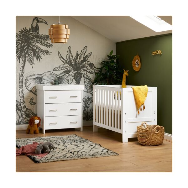 Obaby Nika Mini 2 Piece Roomset-White Wash