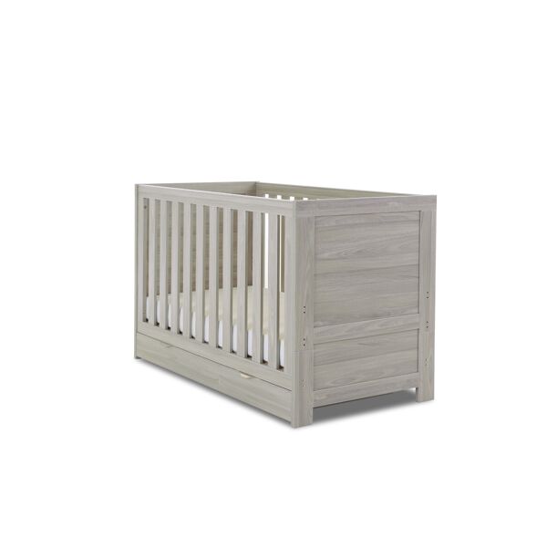 Obaby Nika Mini Cot Bed & Underdrawer-Grey Wash