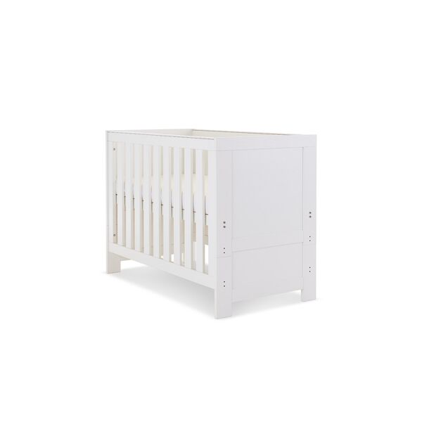 Obaby Nika Mini Cot Bed-White Wash (NEW)