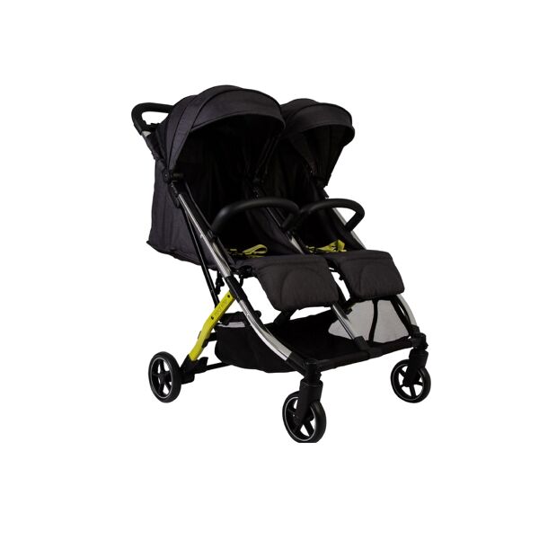 Red Kite Push Me Dubl Twin Stroller-Black
