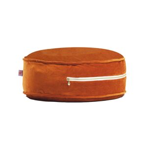 Wigiwama Velvet Ottoman-Cinnamon