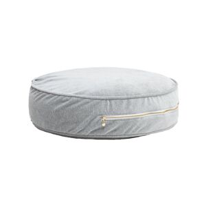 Wigiwama Velvet Ottoman-Grey