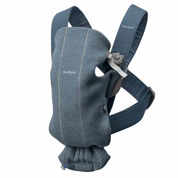 Baby Bjorn Mini Baby 3D Jersey Carrier-Dove Blue