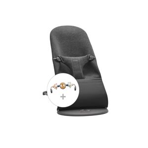 BABYBJÖRN Bliss 3D Jersey Bouncer Bundle-Charcoal Grey