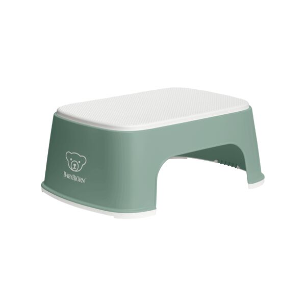BABYBJÖRN Step Stool-Deep Green/White