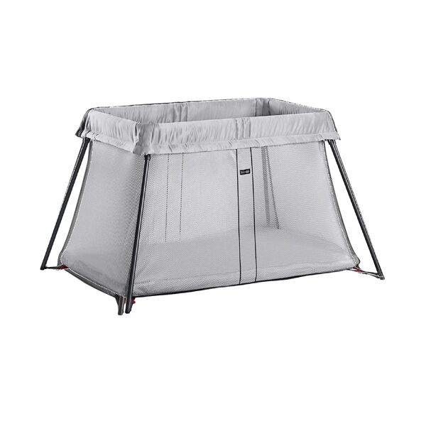 BABYBJÖRN Travel Cot Light Bundle-Silver