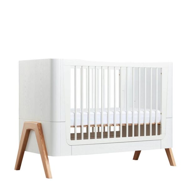 Gaia Hera Complete Sleep Cot-Scandi White/Natural