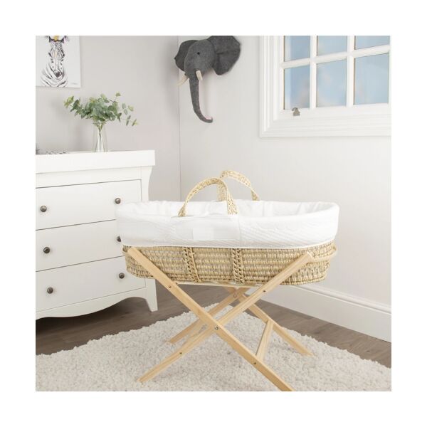 Mother&Baby Anti-Allergy Moses Basket-Natural Inc Mattress!