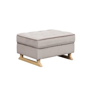 Nursery Collective Footstool-Mink Grey Natural