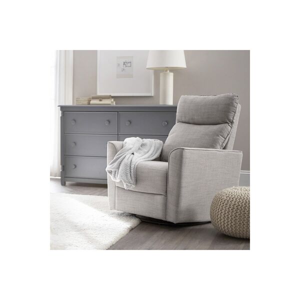 Obaby Savannah Swivel Glider Chair-Pebble