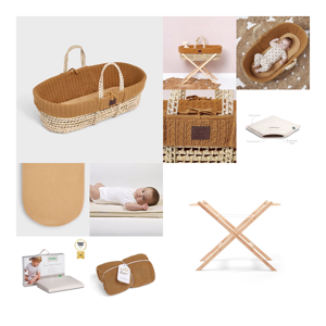 The Little Green Sheep Natural Knitted 6pc Newborm Bundle-Honey
