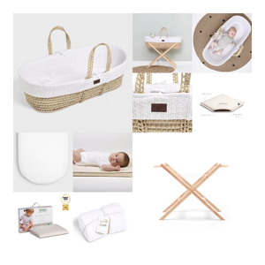 The Little Green Sheep Natural Knitted 6pc Newborm Bundle-White