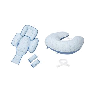 ClevaMama ClevaCushion 10in1 Nursing Pillow-Blue Stars (New 2022