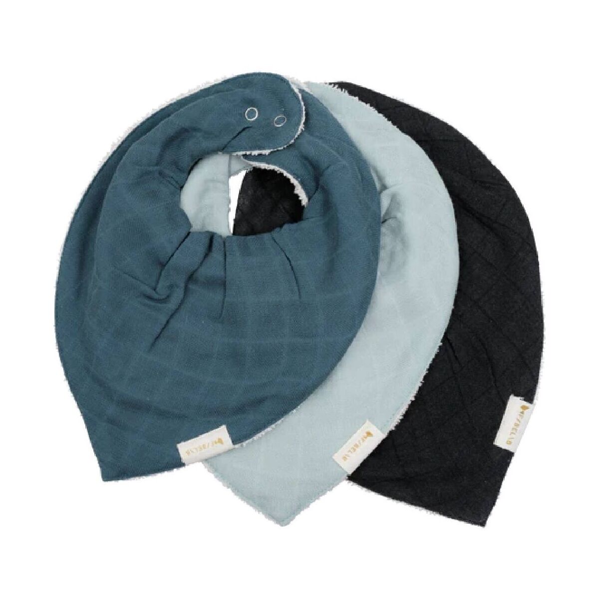 Fabelab Bandana Bib-3 Pack-Moon Beam (2021) - Everything Baby