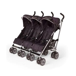 Kids Kargo Triple Stroller-Black