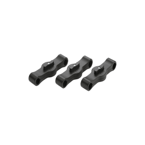 Leclerc Baby Pack of 3 Twin Connector-Black
