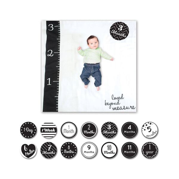 Lulujo Milestone Swaddle and Card Set-Loved Beyond Measure