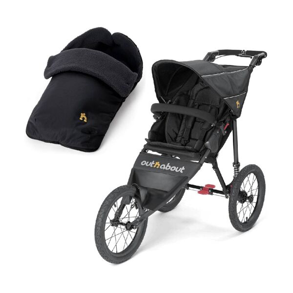 Out n About Nipper SPORT V4 Stroller-Raven Black With Footmuff!