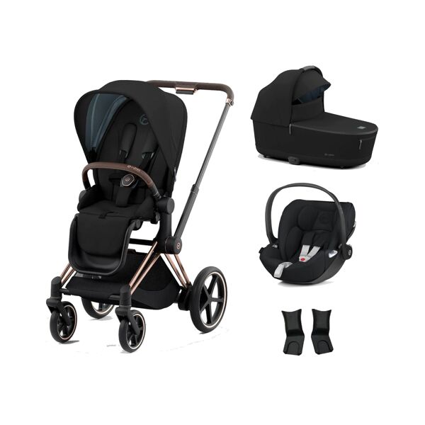 Cybex e-Priam Rose Gold Pushchair with Lux Carry Cot & Cloud Z C