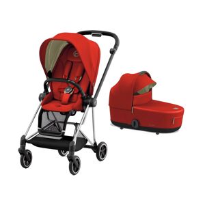 Cybex Mios Chrome Pushchair with Lux Carry Cot-Autumn Gold/Black