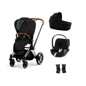 Cybex Priam Chrome Pushchair with Lux Carry Cot & Cloud Z Car Se