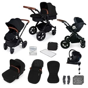 Ickle Bubba Stomp V3 Black Frame I-SIZE Travel System With Mercu