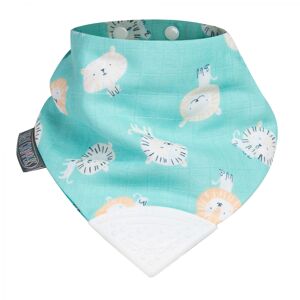 Cheeky Chompers Loveable Lion Muslin Neckerchew Teething Dribble