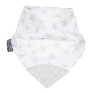 Cheeky Chompers Silver Stars Muslin Neckerchew Teething Dribble