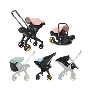 Doona Infant Car Seat Stroller Bundle-Blush Pink
