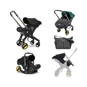 Doona Infant Car Seat Stroller Premium Bundle-Nitro Black