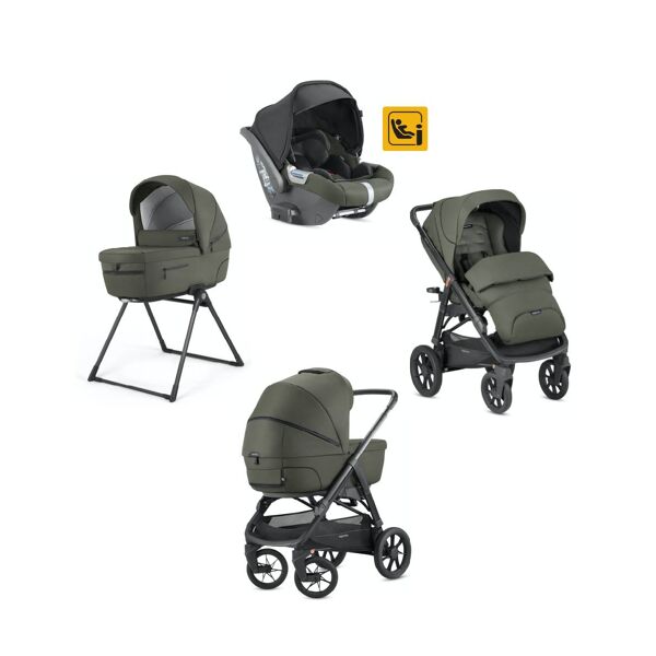 Inglasina Aptica XT Travel Quattro System-Black/Sequoia Green