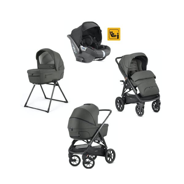 Inglasina Aptica XT Travel Quattro System-Black/Charcoal Grey