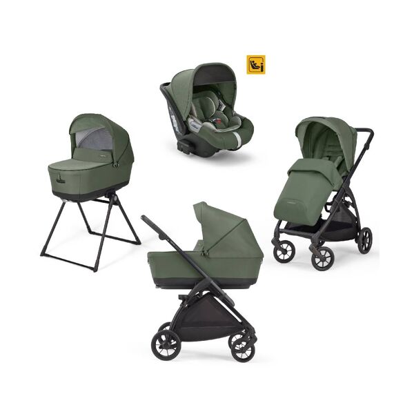 Inglesina Electa Travel System Quattro-Black/Tribeca Green