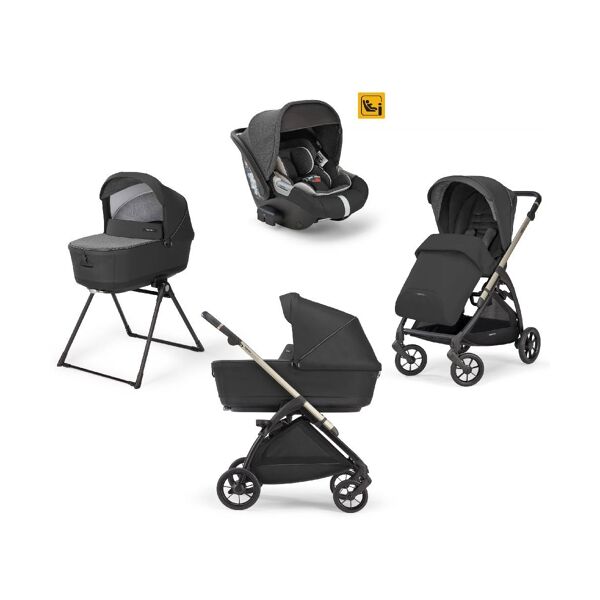 Inglesina Electa Travel System Quattro-Black/Upper Black