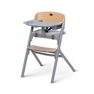 Kinderkraft Livy Wood Highchair-Calmee Grey