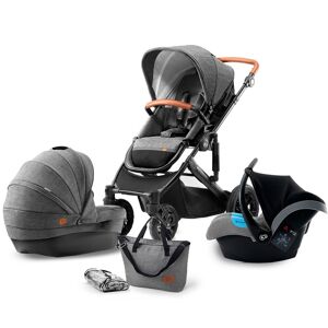Kinderkraft Prime 2020 3in1 Travel System-Grey