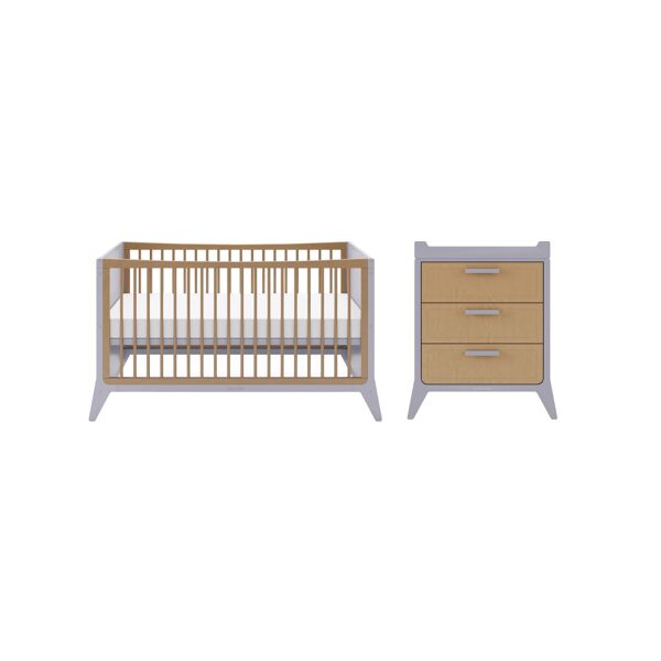 SnuzFino 2 Piece Nursery Furniture Set-Dove