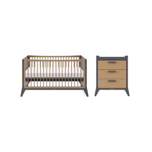 SnuzFino 2 Piece Nursery Furniture Set-Slate