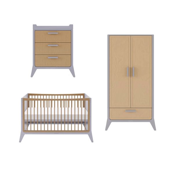 SnuzFino 3 Piece Nursery Furniture Set-Dove