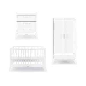 SnuzFino 3 Piece Nursery Furniture Set-White