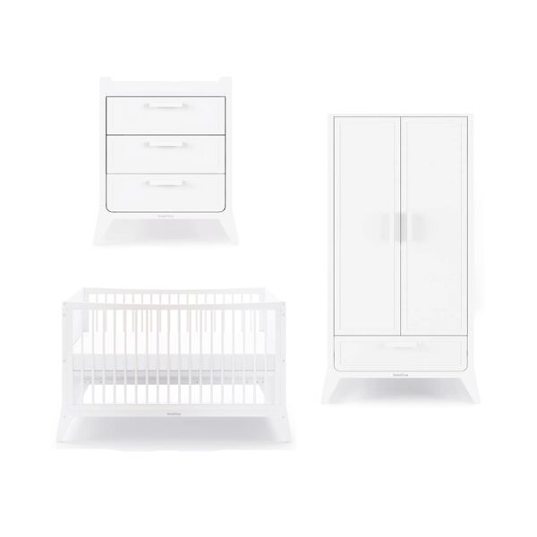 SnuzFino 3 Piece Nursery Furniture Set-White
