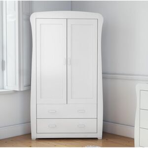 Babymore Bel Full Size 2 Door Wardrobe-White