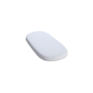 Clair De Lune Pack of 2 Micro-Fresh Fitted Crib Sheet-White